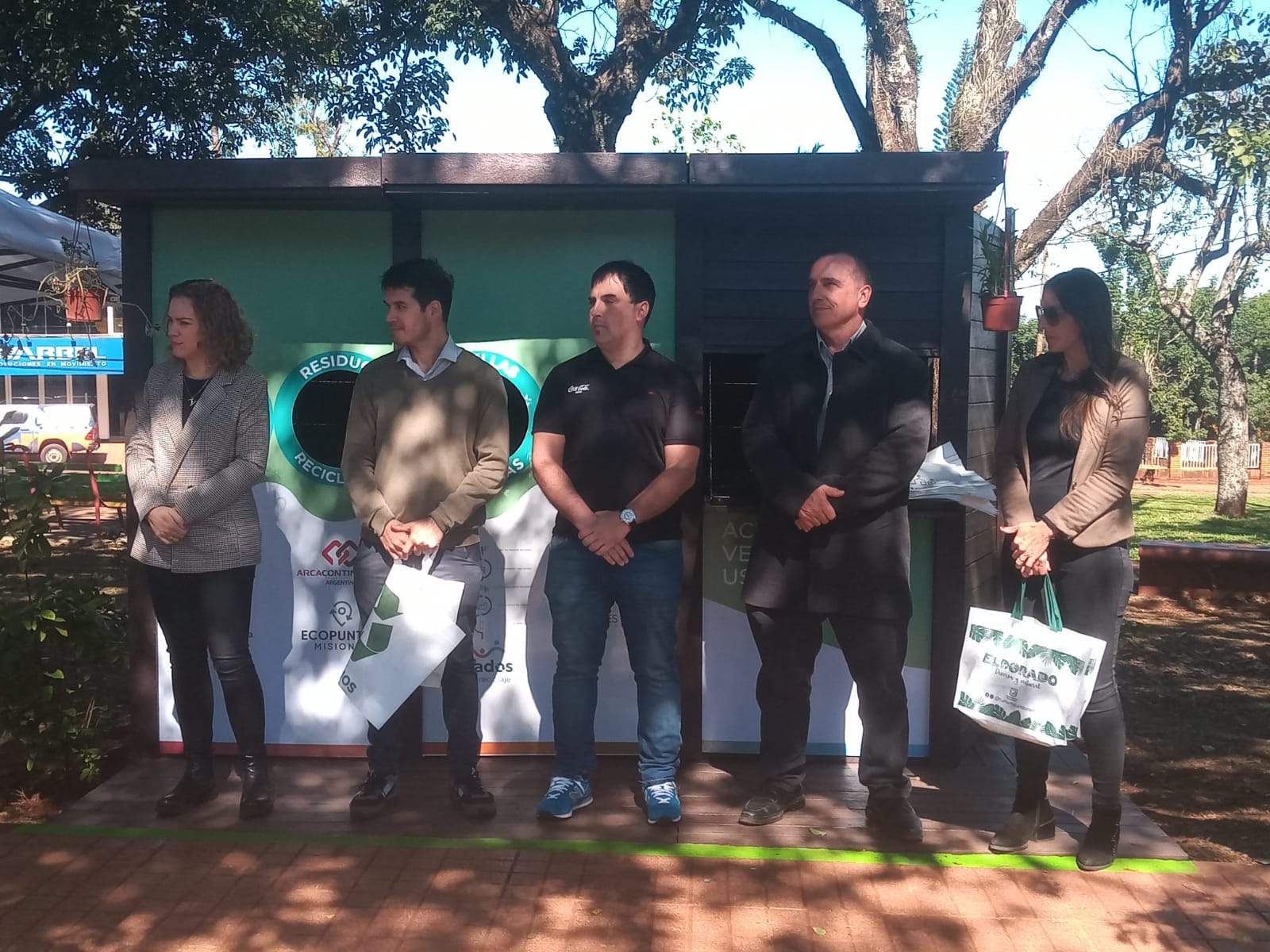 Presentaron nuevo Ecopunto en el kilometro 6 de Eldorado